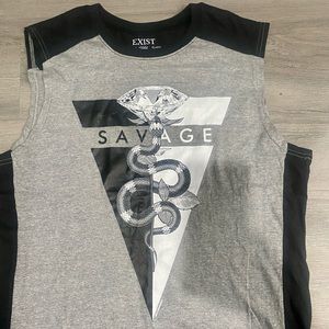 Be a SAVAGE- sleeveless T medium
